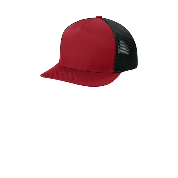 Sport-Tek Stretch-Tek 5-Panel Trucker Cap