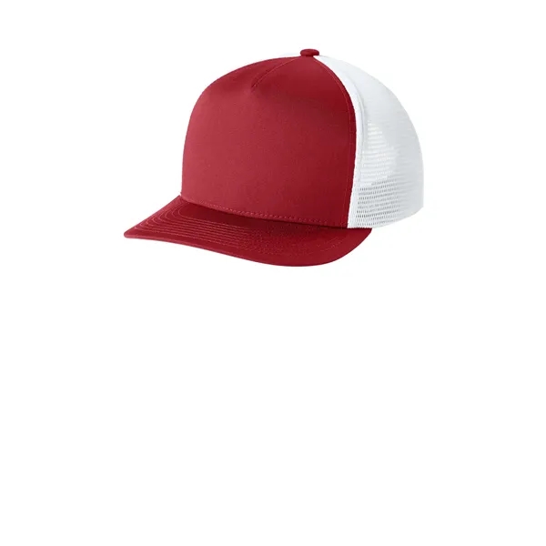 Sport-Tek Stretch-Tek 5-Panel Trucker Cap