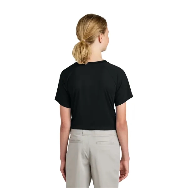 Sport-Tek Youth PosiCharge Competitor 2-Button Henley