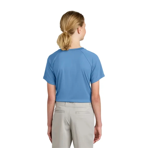Sport-Tek Youth PosiCharge Competitor 2-Button Henley