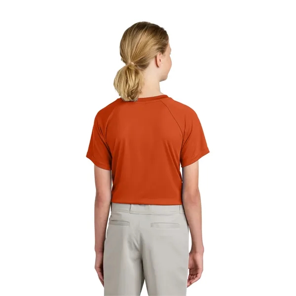 Sport-Tek Youth PosiCharge Competitor 2-Button Henley