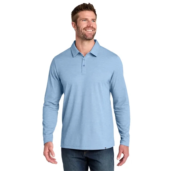 TravisMathew Oceanside Heather Long Sleeve Polo