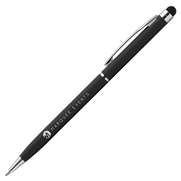 Custom UltraSlim Softy w/ Stylus - Laser Engraved - Metal Pen