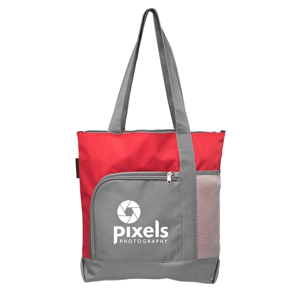 Palomar - 600D Polyester Canvas Zipper Tote - Palomar - 600D Polyester Canvas Zipper Tote - Image 4 of 4