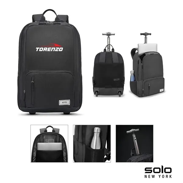 Solo New York Bleecker Recycled Rolling Backpack