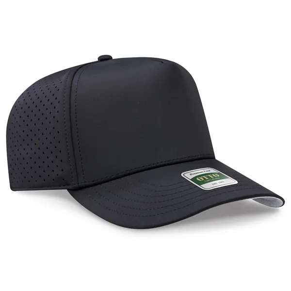 Club Collection 5 Panel Mid Profile Perforated Cap