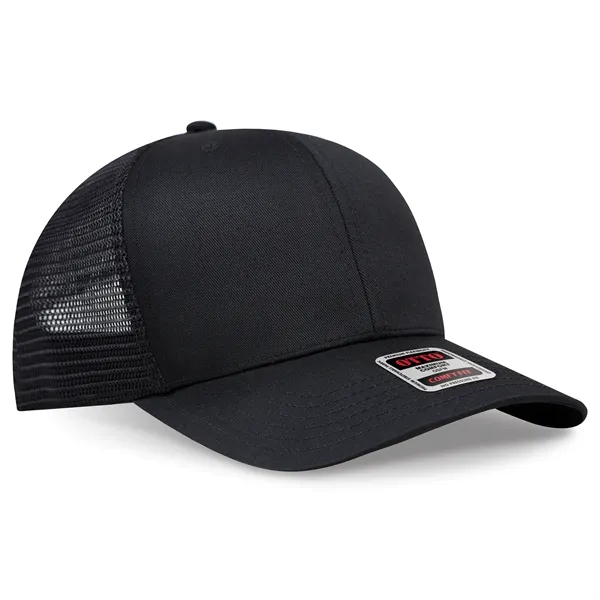 6 Panel Mid Profile Mesh Back Trucker Hat