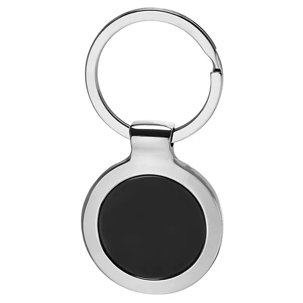Round Two Tone Keychains