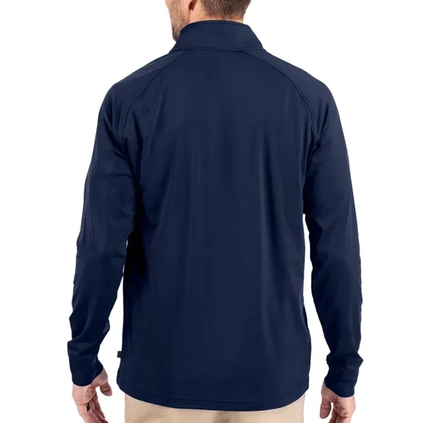 Cutter & Buck Men's Adapt Recycled Soft Knit Quarter Zip