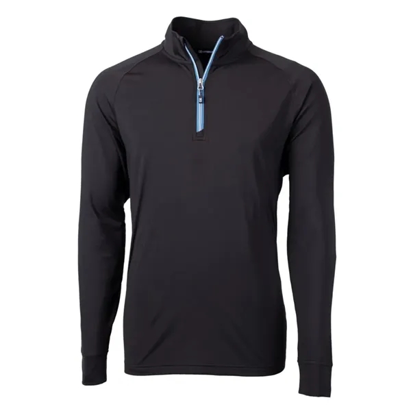 Cutter & Buck Men's Adapt Recycled Soft Knit Quarter Zip
