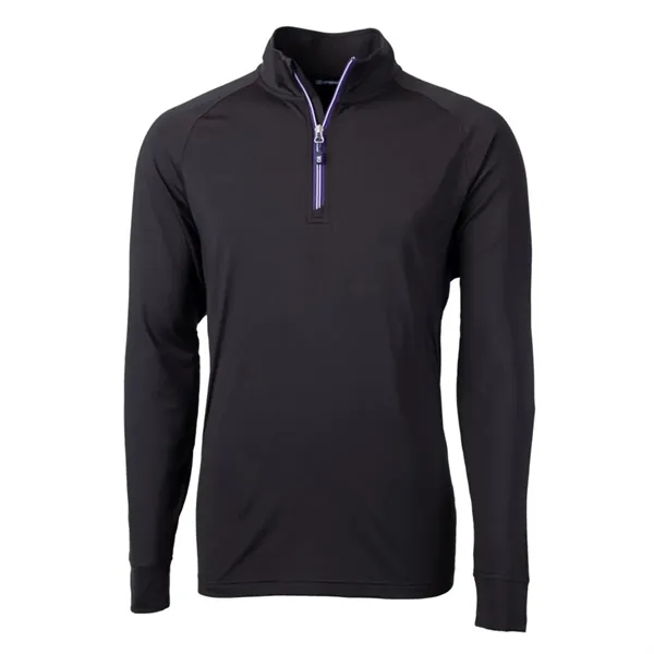 Cutter & Buck Men's Adapt Recycled Soft Knit Quarter Zip