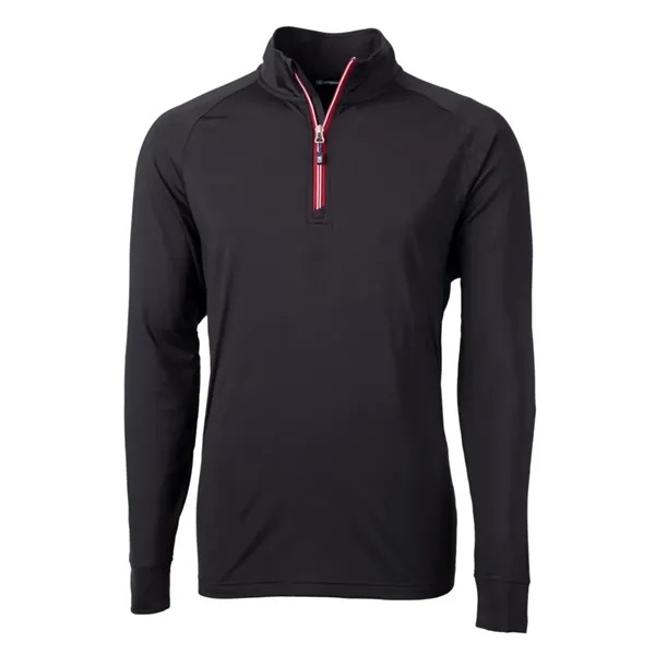 Cutter & Buck Men's Adapt Recycled Soft Knit Quarter Zip