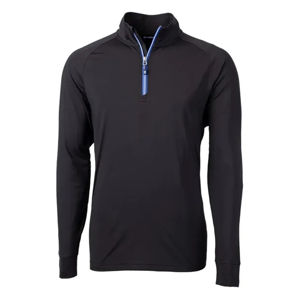 Cutter & Buck Men's Adapt Recycled Soft Knit Quarter Zip