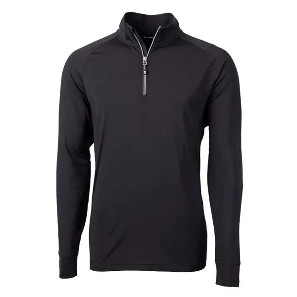 Cutter & Buck Men's Adapt Recycled Soft Knit Quarter Zip