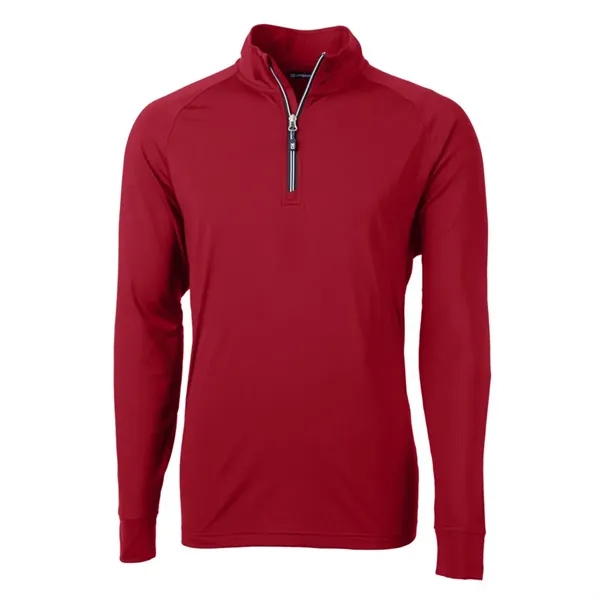 Cutter & Buck Men's Adapt Recycled Soft Knit Quarter Zip