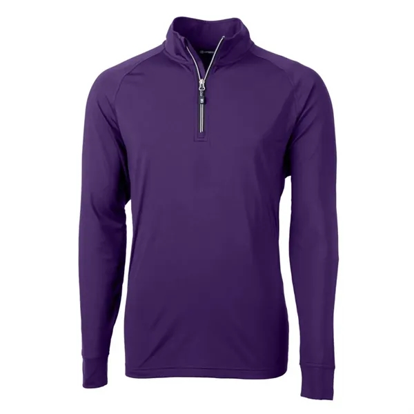 Cutter & Buck Men's Adapt Recycled Soft Knit Quarter Zip