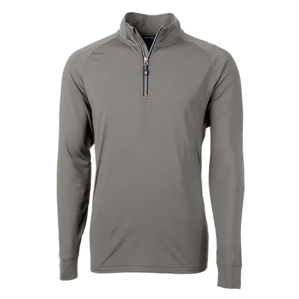 Cutter & Buck Men's Adapt Recycled Soft Knit Quarter Zip