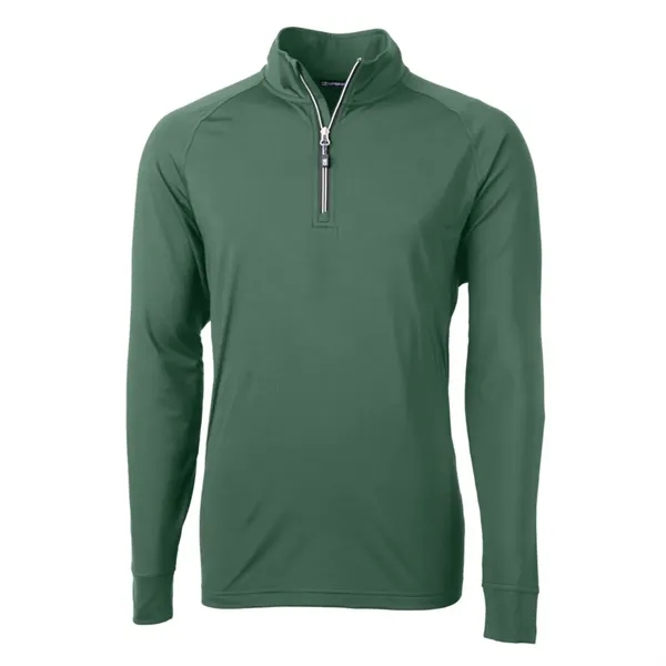 Cutter & Buck Men's Adapt Recycled Soft Knit Quarter Zip