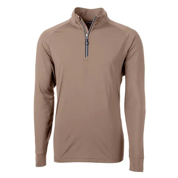 Cutter & Buck Men's Adapt Recycled Soft Knit Quarter Zip