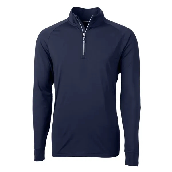 Cutter & Buck Men's Adapt Recycled Soft Knit Quarter Zip