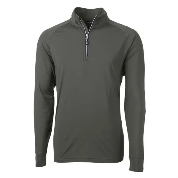 Cutter & Buck Men's Adapt Recycled Soft Knit Quarter Zip