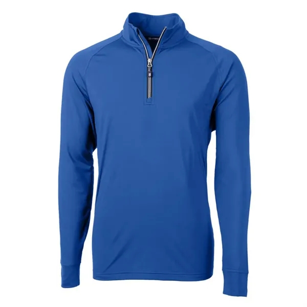 Cutter & Buck Men's Adapt Recycled Soft Knit Quarter Zip