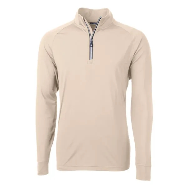 Cutter & Buck Men's Adapt Recycled Soft Knit Quarter Zip