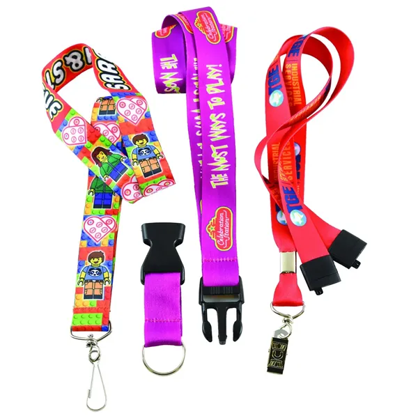 3/4" Full Color Sublimation Lanyard