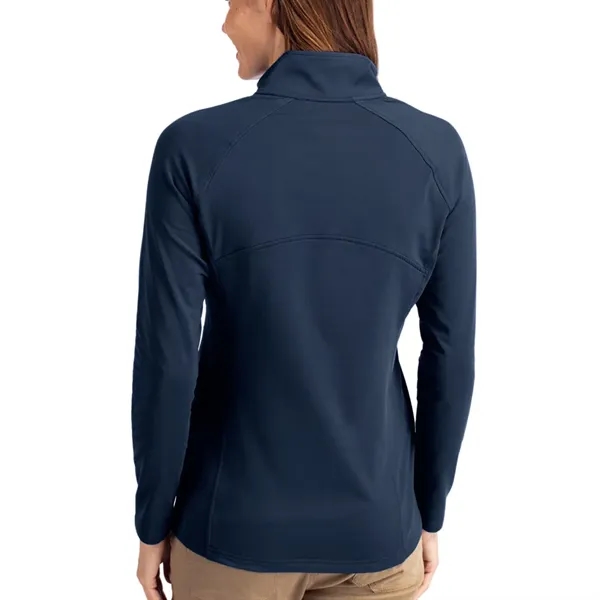 Cutter & Buck Women's Adapt Recycled Soft Knit Half Zip