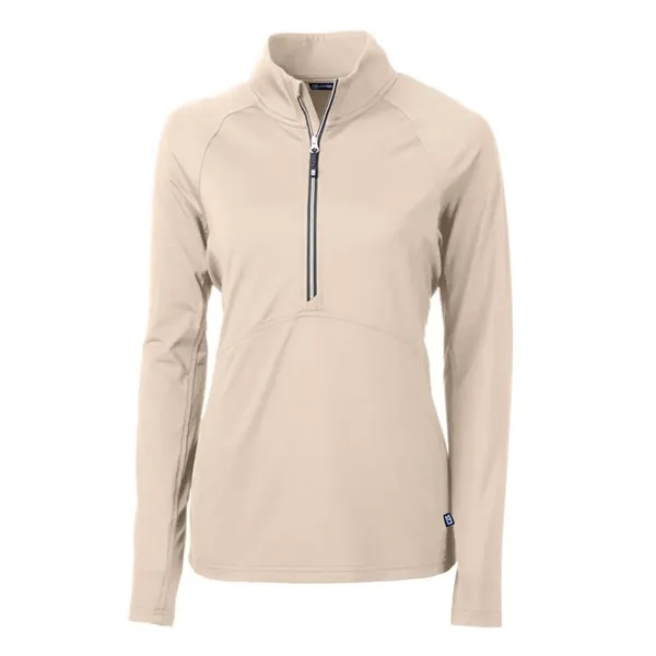 Cutter & Buck Women's Adapt Recycled Soft Knit Half Zip