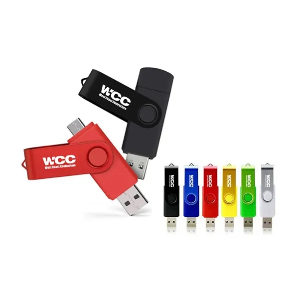 2 in 1 OTG USB Flash Drive for Type-C Phone/PC