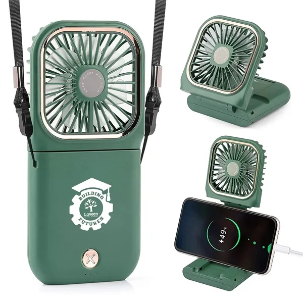 5-in-1 Mini Fan Power Bank
