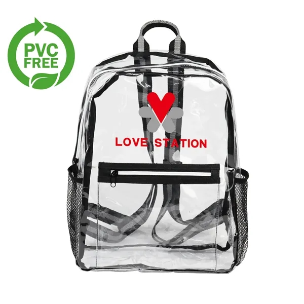 Eco-Friendly Waterproof Clear drawstring Backpack
