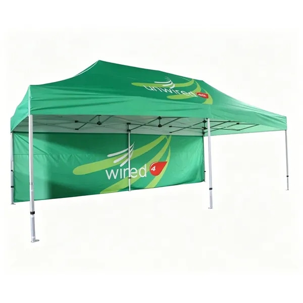 10'x20' Trade Show Tent With Back Full Wall