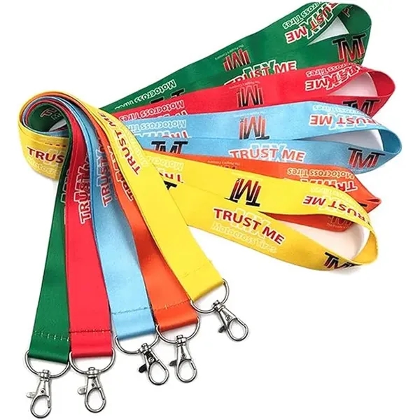 Custom 3/4" Custom Printed Lanyard
