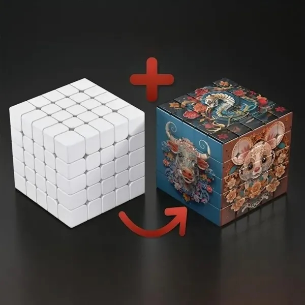 Custom 2.45" 5X5 Customizable Puzzle Cube