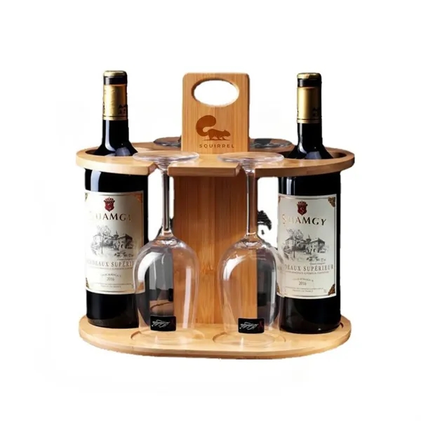 Custom Bamboo Wine Rack