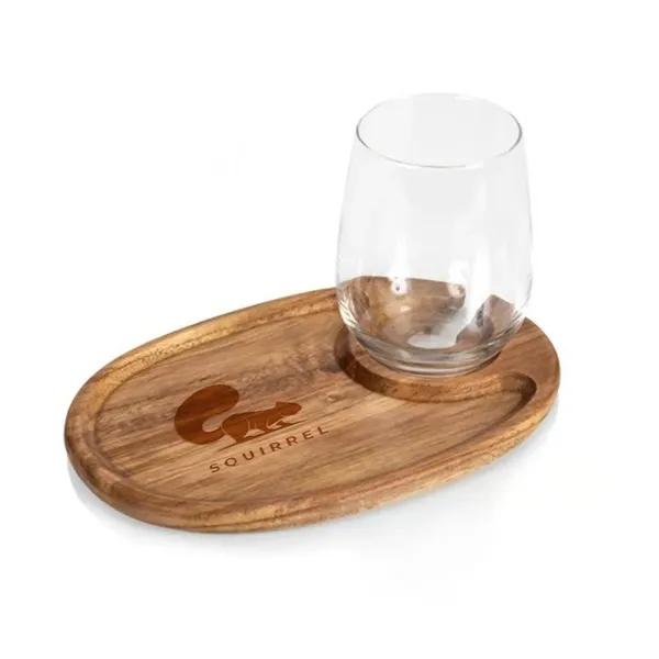Custom Acacia Wood Rectangular Serving Tray