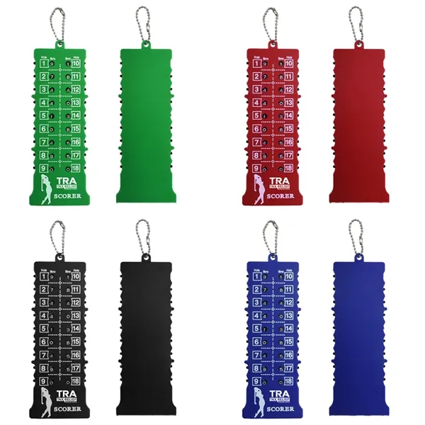 Lanyard-Mounted Portable Golf Scoreboard