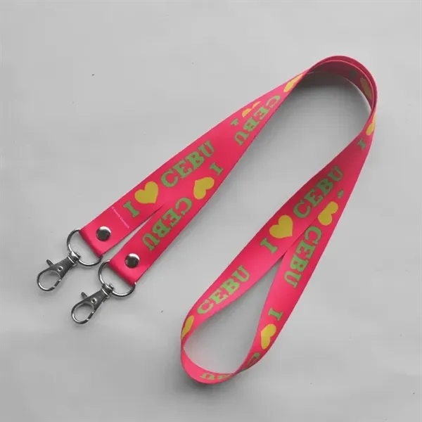 3/4'' x 36'' Polyester Neck Lanyard Strap