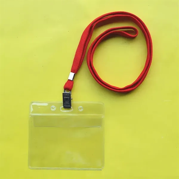 Heat-Transfer Chest Badge Exhibition Lanyard