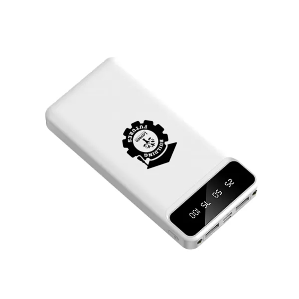 10,000 mAh Power Bank with Four Detachable Charging Cables