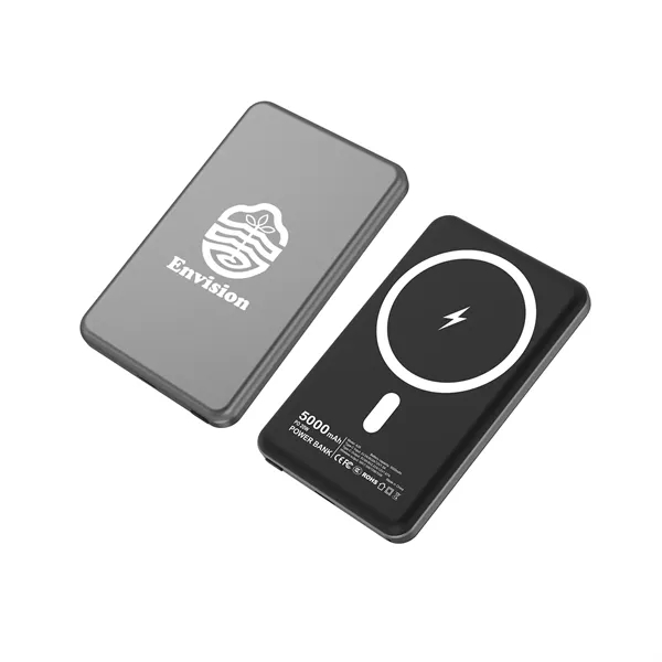 5000 mAh Power Bank With Wireless Charge