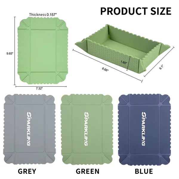 Custom Magnetic Silicone Folding Dinner Plate