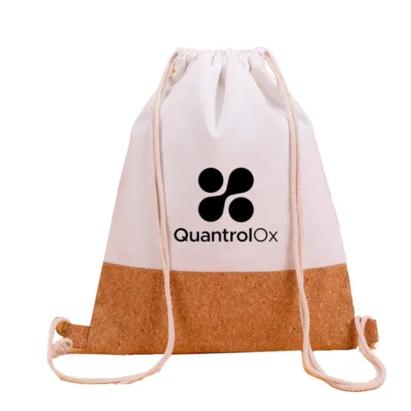 Canvas & Cork Drawstring Backpack