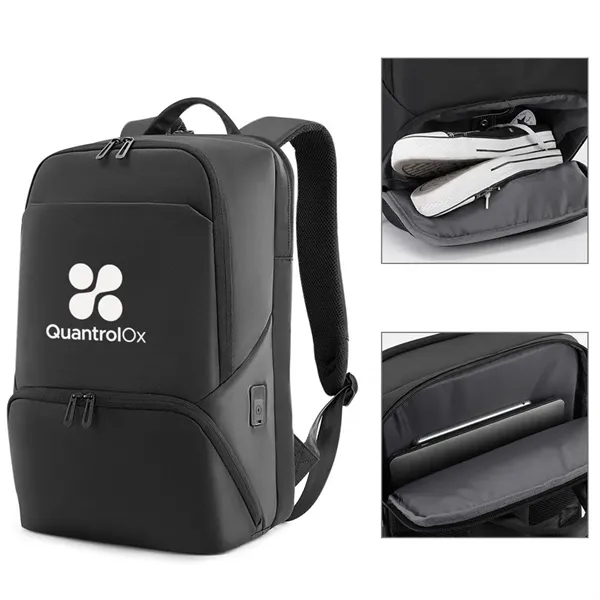 Business Backpack with Shoe Compartment