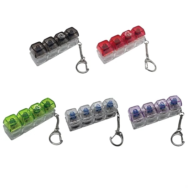 Custom Keyboard Fidget Toy with Keychain