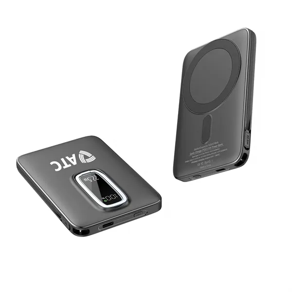 5,000 mAh Wireless  Power Bank With  Digital Display