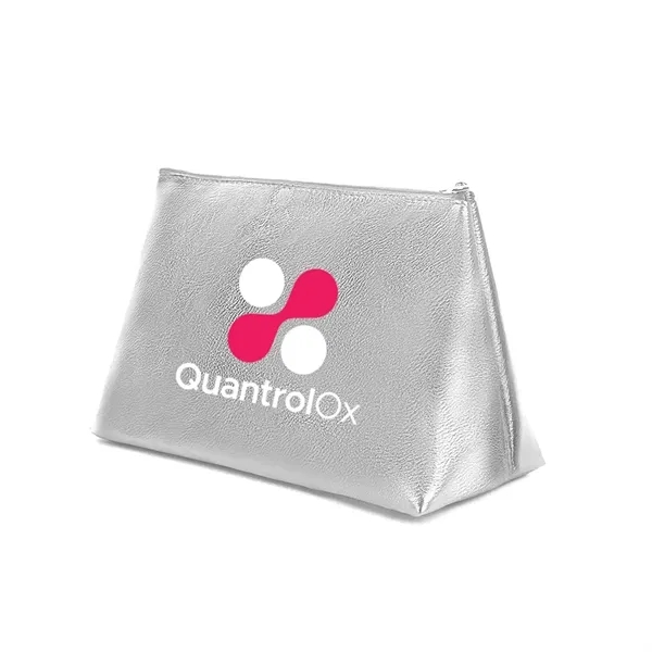 Custom Metallic PU Cosmetic Bag