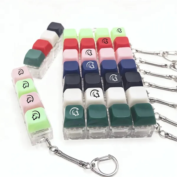 Custom Keyboard Fidget Toy with Keychain